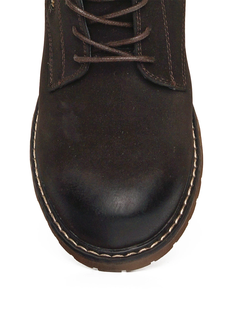 Темно-коричневые ботинки